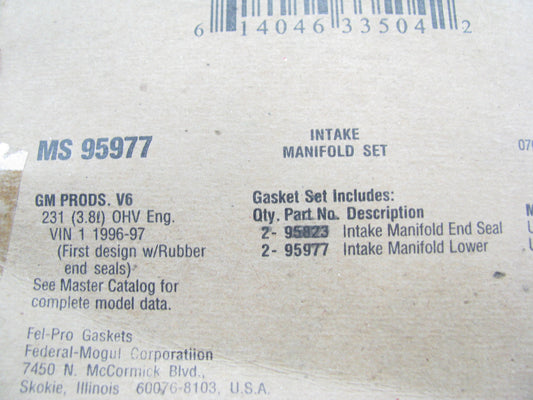Fel-Pro MS95977 Intake Manifold Gasket Set 96-97 Buick Oldsmobile Pontiac 3.8L