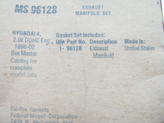 FEL-PRO MS96128 Exhaust Manifold Gasket For 1996-2007 Hyundai 1.8L 2.0L