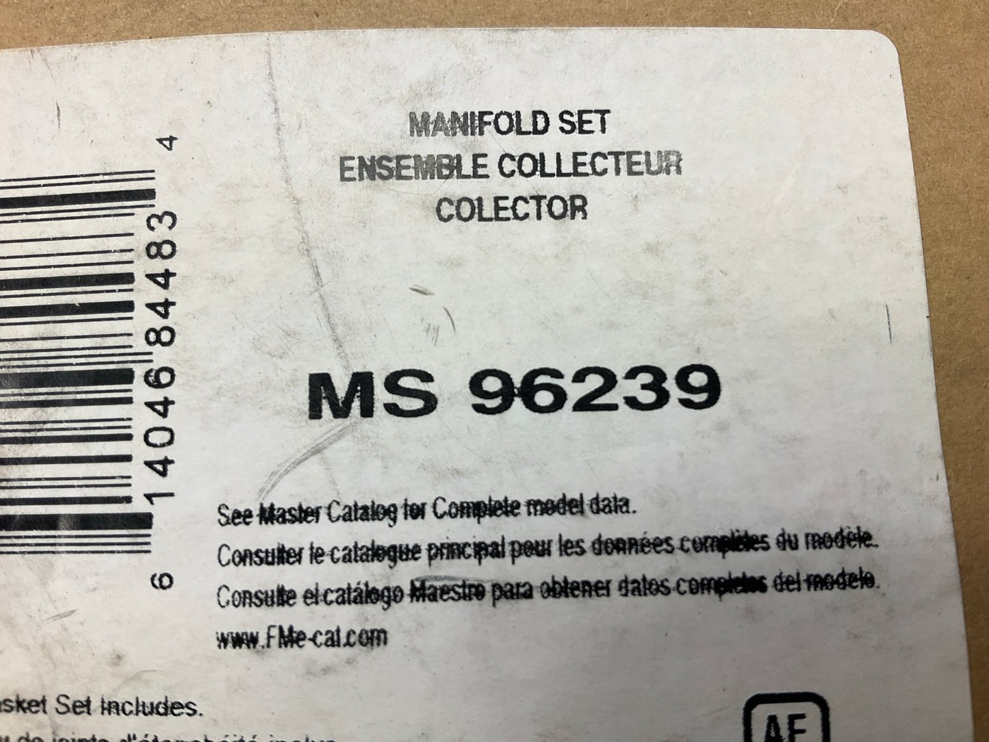 Fel-pro MS96239 UPPER Fuel Injection Plenum Gasket Set 2004-08 Ford 3.9L 4.2L V6