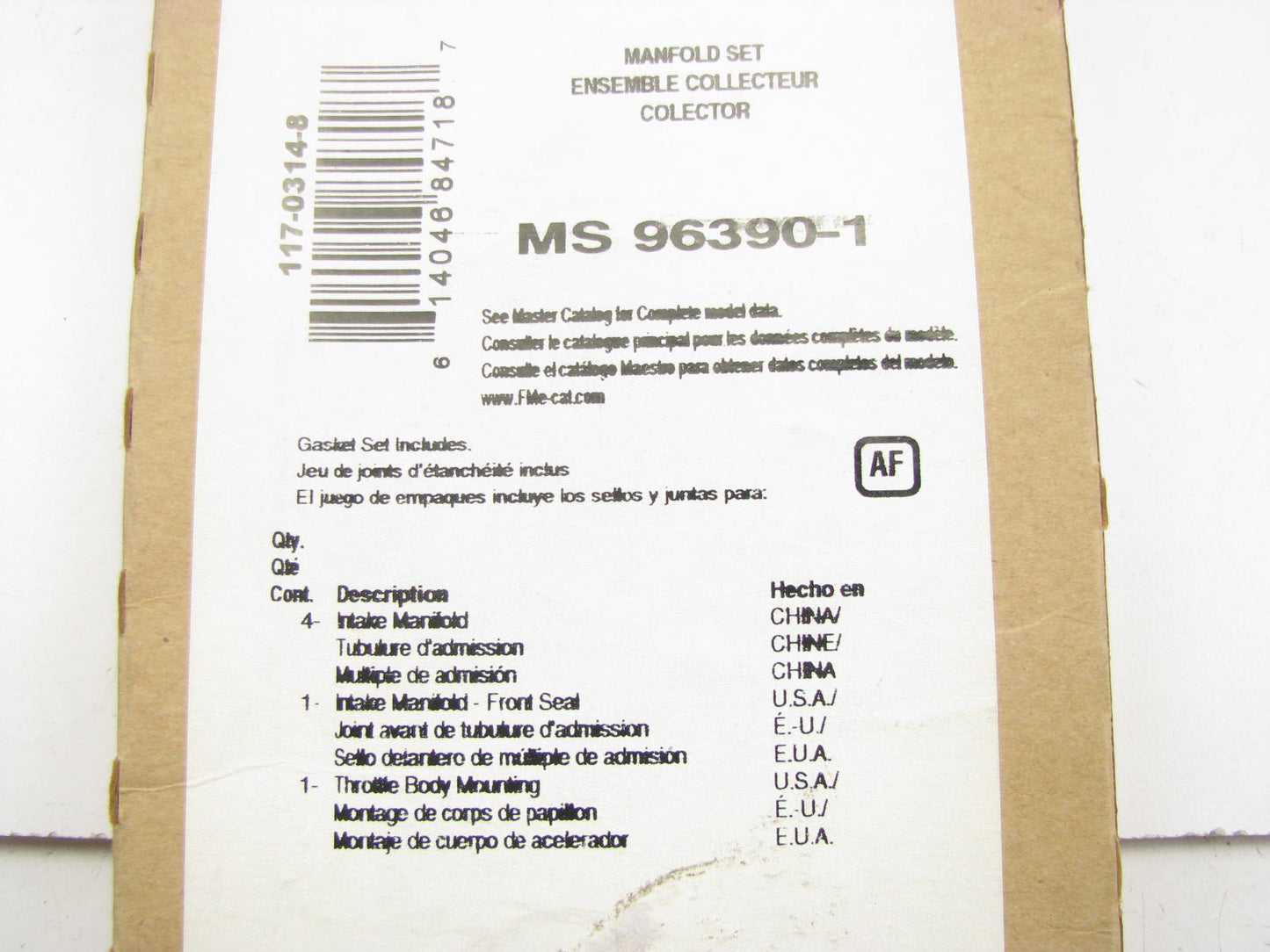 FEL-PRO MS96390-1 Intake Manifold Gasket Set - 2001-2005 Honda Civic 1.7L L4