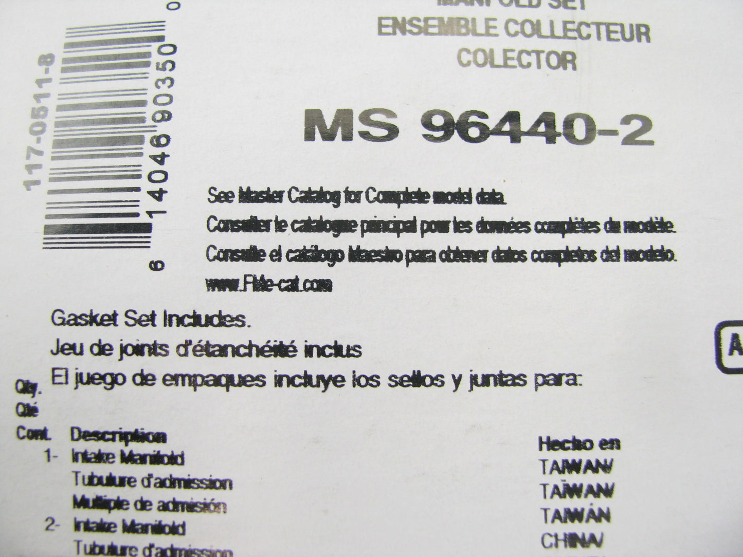 Fel-Pro MS96440-2 Intake Manifold Gasket Set