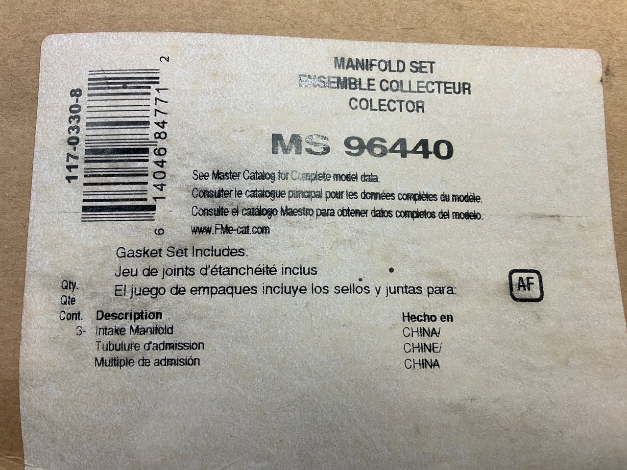 Fel-pro MS96440 Engine Intake Manifold Gasket Set - 2005-2009 GM 4.2L I6