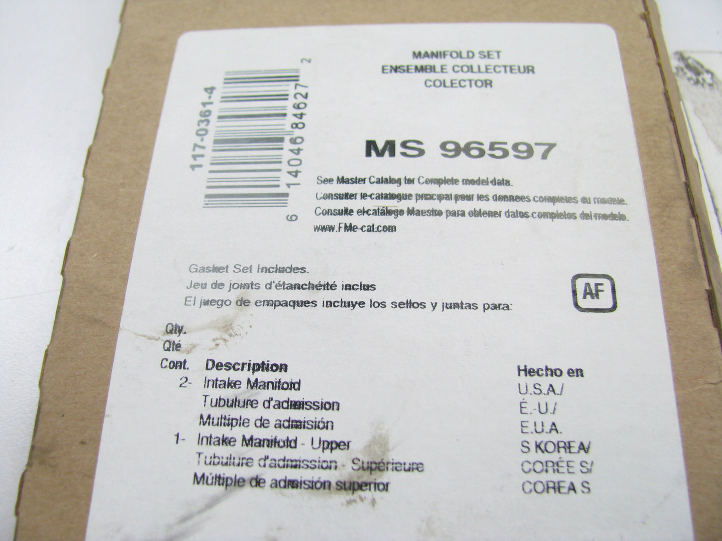 FEL-PRO MS96597 Engine Intake Manifold Gasket Set For 99-09 Hyundai 2.5L 2.7L V6