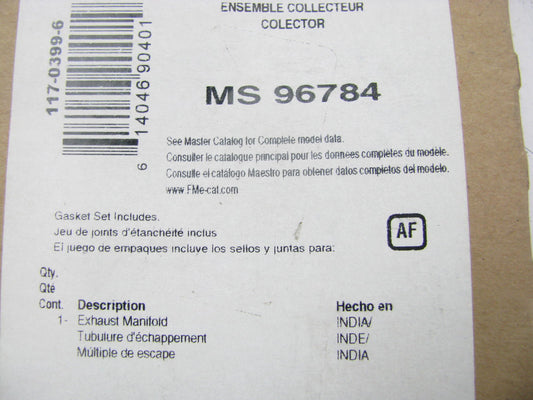 Fel-pro MS96784 Exhaust Manifold Gasket 2006-11 Volkswagen Audi 1.4L 1.8L 2.0L