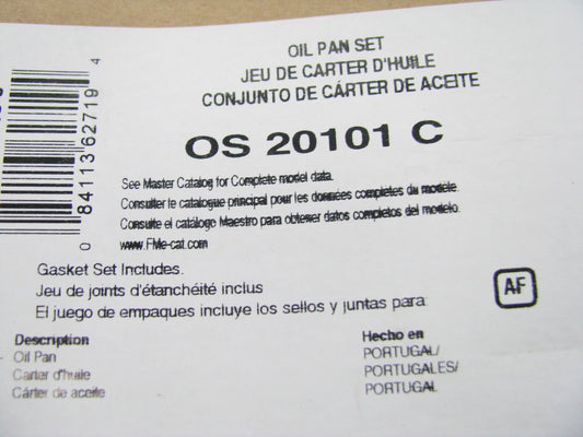 Fel-Pro OS20101C Engine Oil Pan Gasket 1973-98 VW Audi 1.5L 1.6L 1.7L 1.8L 2.0L