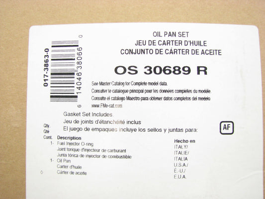 Fel-pro OS30689R Engine Oil Pan Gasket For 1998-2009 Chrysler 2.7L V6