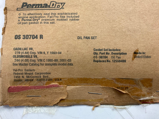Fel-Pro OS30704R Engine Oil Pan Gasket 1993-11 Cadillac Buick 4.0L 4.6L V8 DOHC