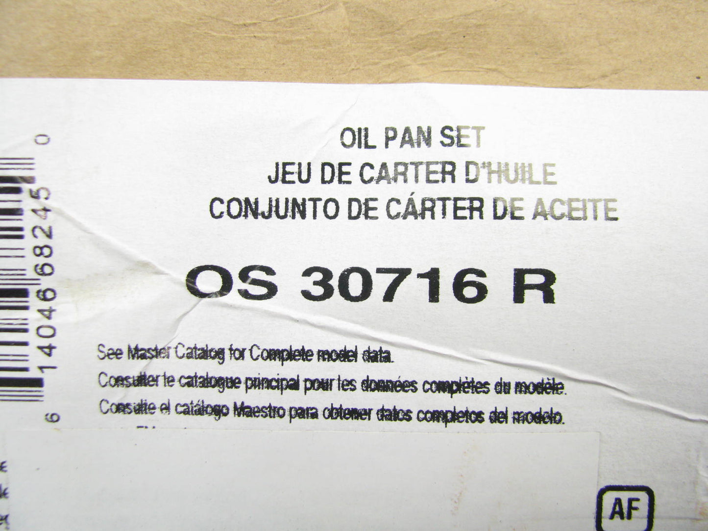 Fel-pro OS30716R Engine Oil Pan Gasket for 1997-2001 Cadillac Catera 3.0L-V6