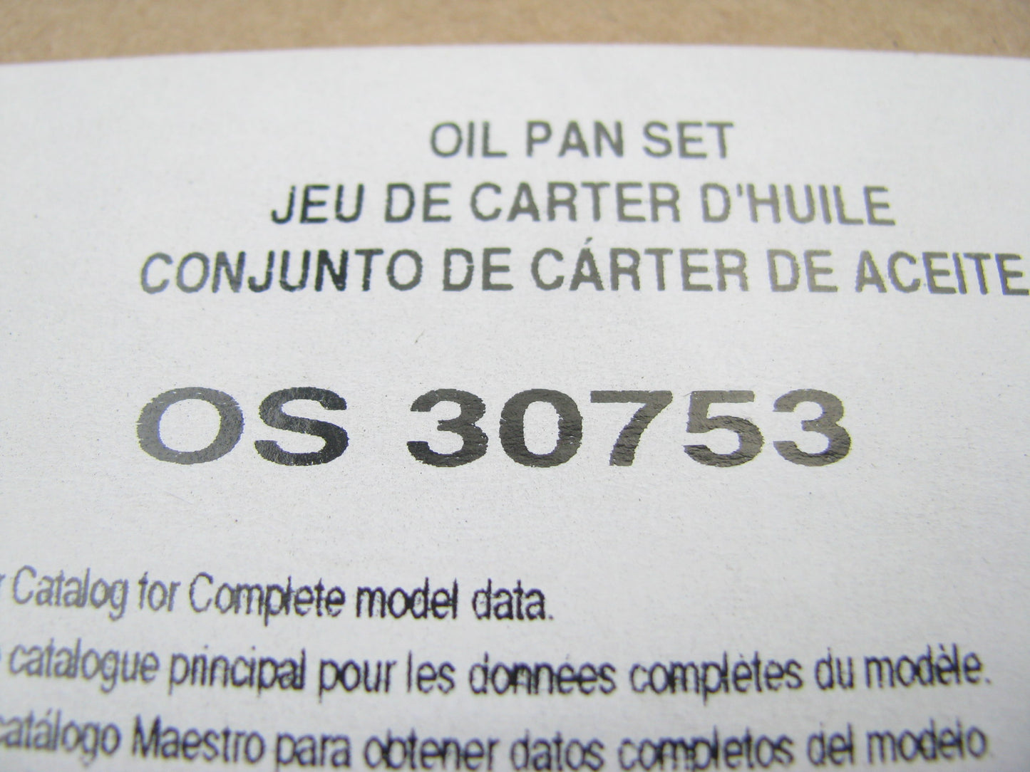 FEL-PRO OS30753 Oil Pan Lower Gasket Set For 1999-2010 Hyundai 2.5L 2.7L V6