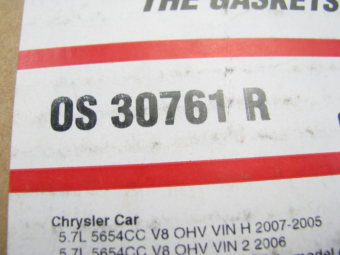 Fel-pro OS30761R Engine Oil Pan Gasket Set For 05-16 Dodge Chrylser 5.7L V8