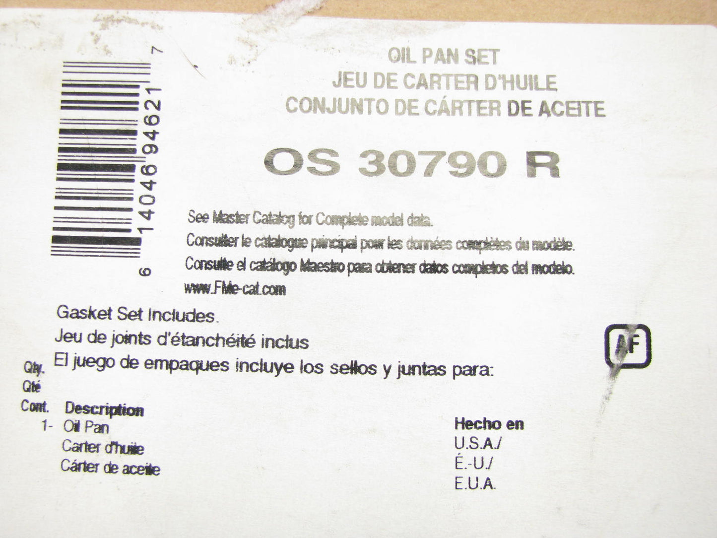 FEL-PRO OS30790R Engine Oil Pan Gasket 00-06 Lincoln 02-05 Ford 3.9L V8 DOHC