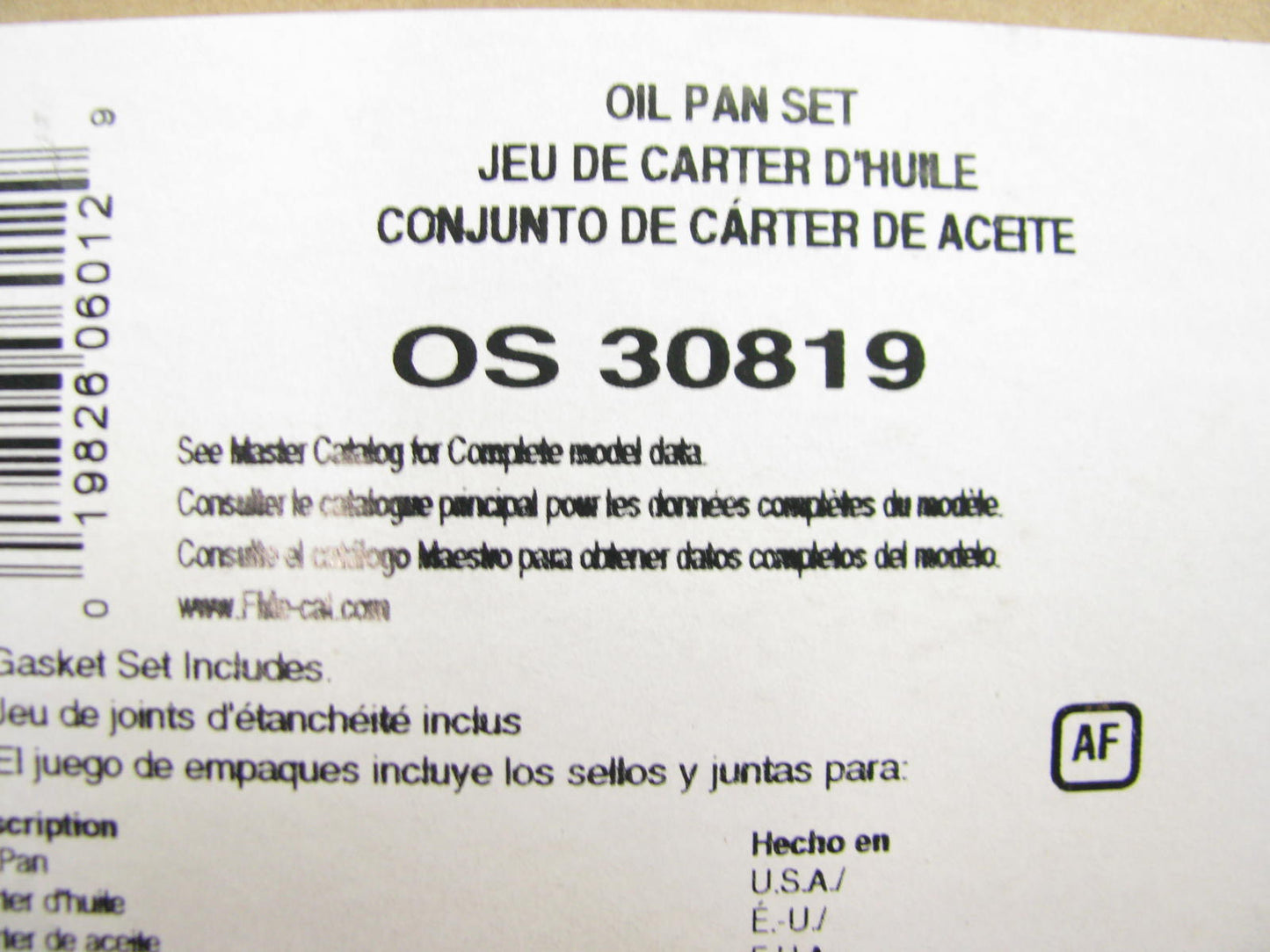 Fel-pro OS30819 Engine Oil Pan Gasket Set