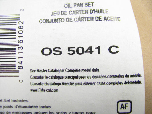 Fel-Pro OS5041C Engine Oil Pan Gasket 1940-55 Chevrolet Pontiac 217 235 236 261