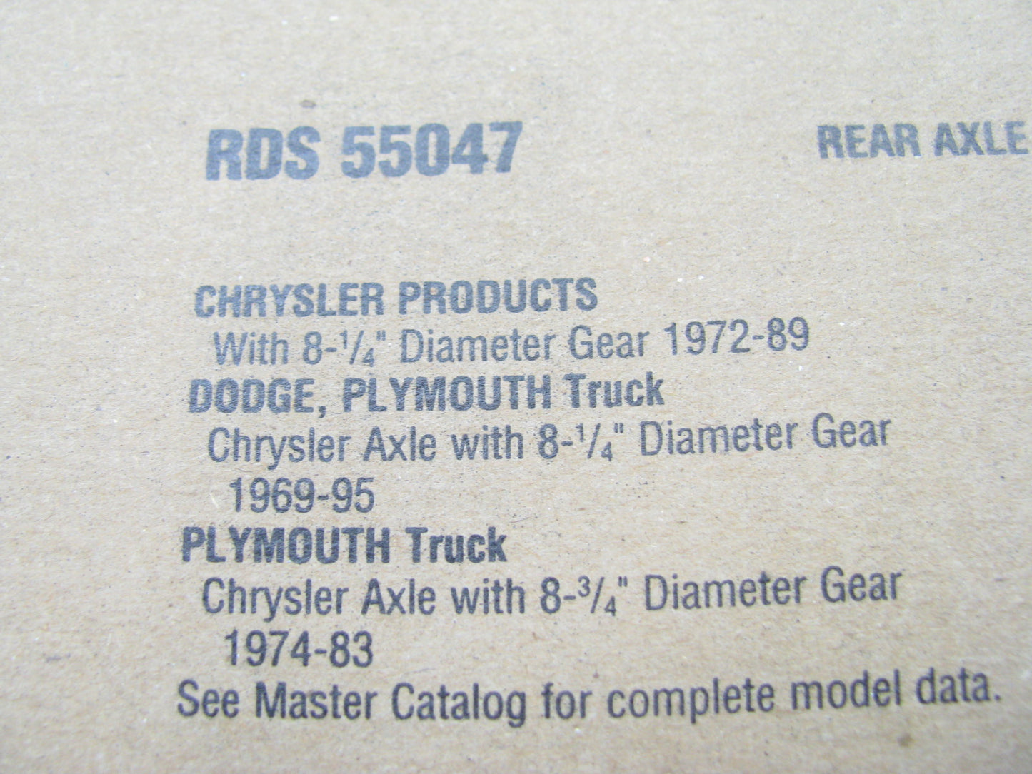 Fel-Pro RDS55047 REAR Axle Differential Cover Gasket For 1965-2012 Chrysler 8.25