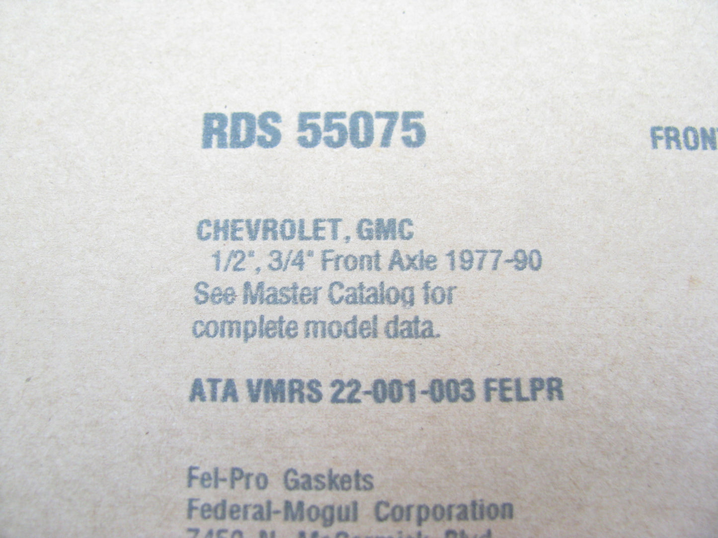 Fel-pro RDS55075 Rear Differential Housing Cover Gasket