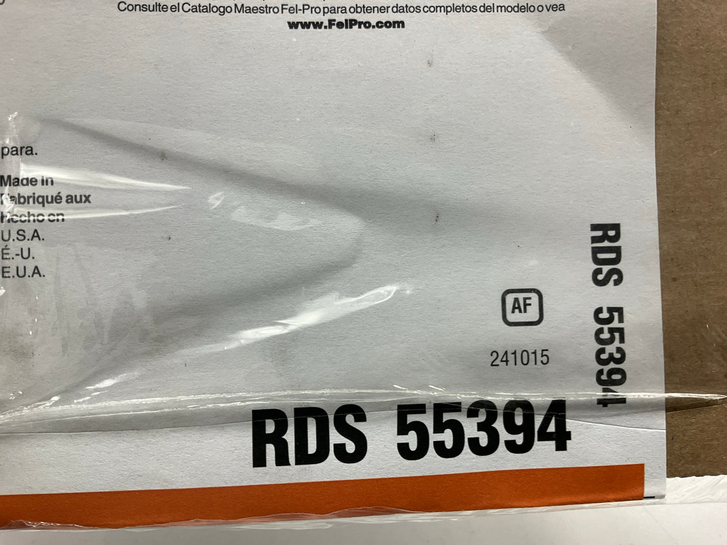 FEL-PRO RDS55394 Rear Axle Housing Cover Gasket
