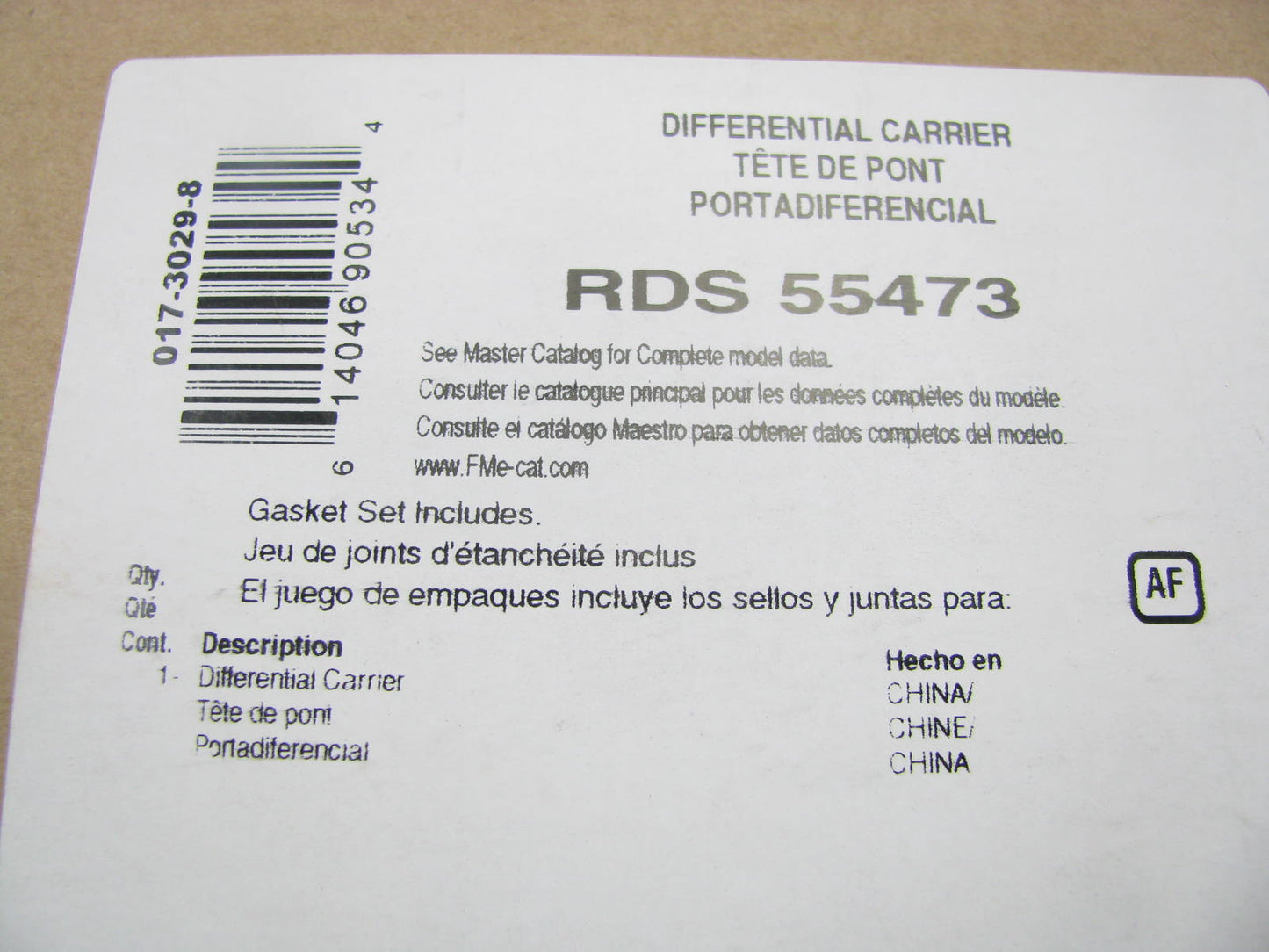 Fel-pro RDS55473 Rear Differential Axle Cover Gasket For 2003-2020 Ram Pickup