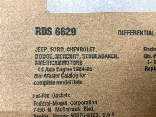 Fel-Pro RDS6629 Differential Axle Housing Cover Gasket -- DANA 44 Axle, 10 BOLT