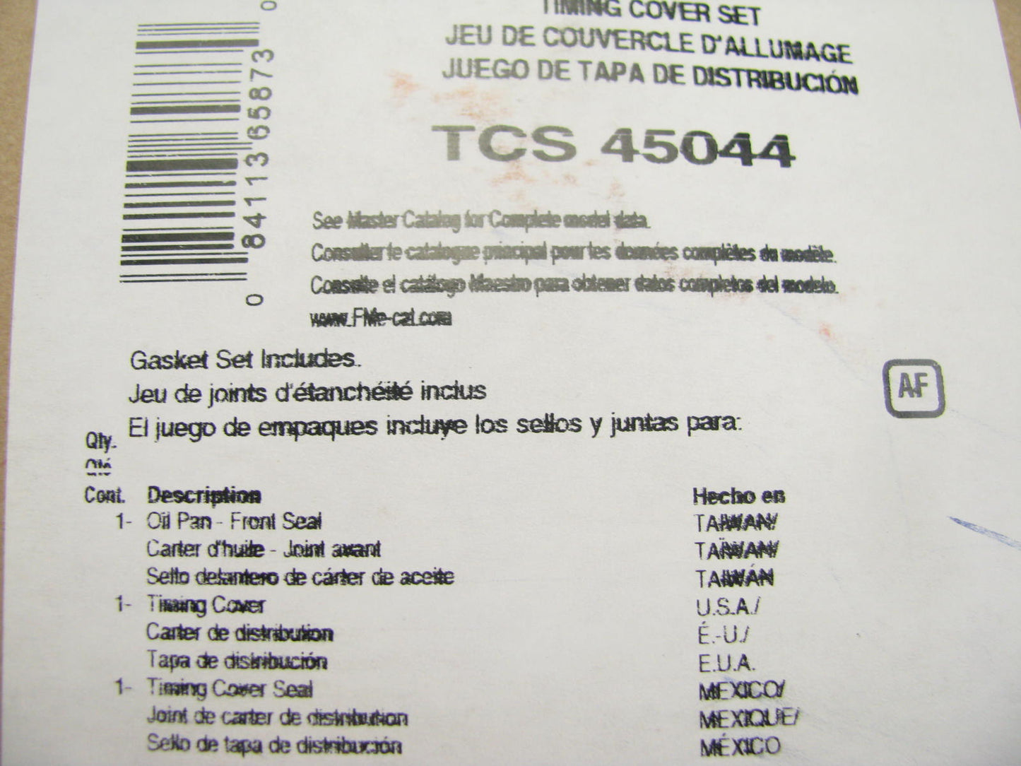 Fel-Pro TCS45044 Engine Timing Cover Gasket Set 65-85 Ford Truck 240 300 4.9L I6