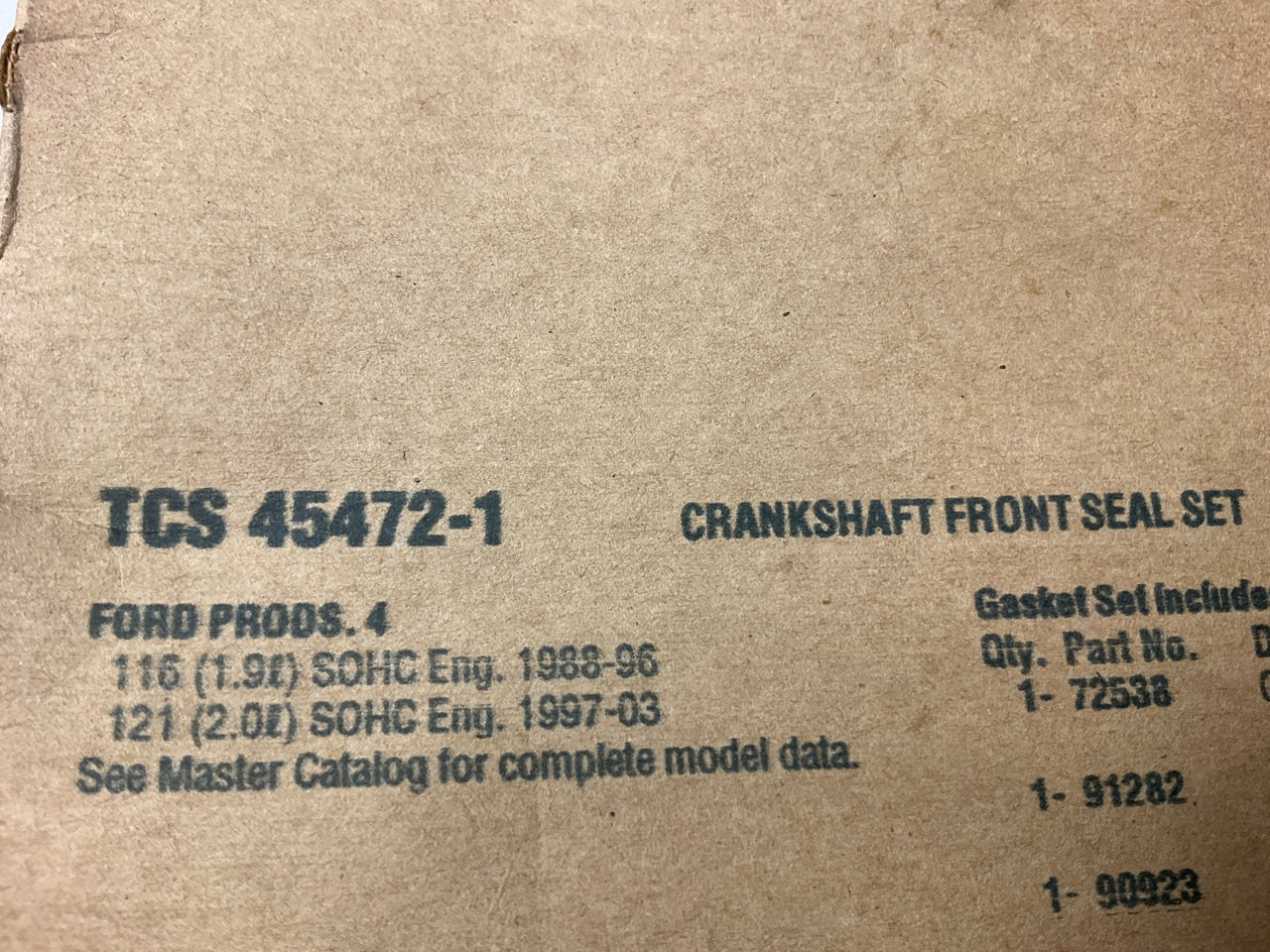 Fel-pro TCS45472-1 Engine Front Crankshaft Seal Kit (Timing Cover Gasket Set)