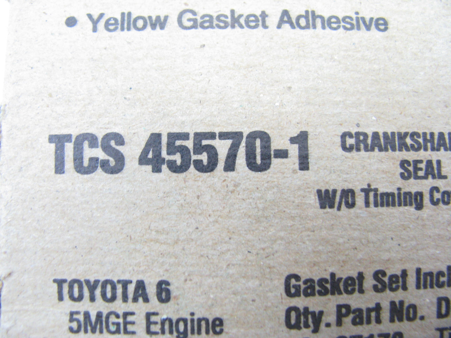 Fel-pro TCS45570-1 Engine Camshaft Seal Front For 1982-1988 Toyota 2.8L-L6