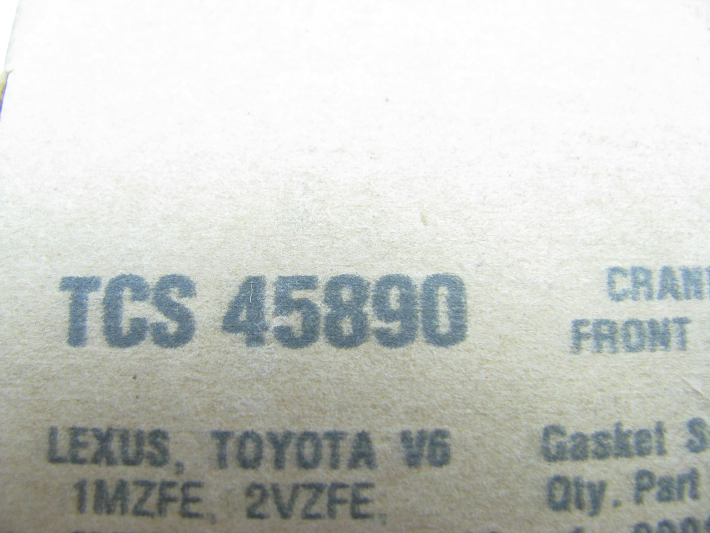 Fel-Pro TCS45890 Timing Cover Gasket Set - 1988-2010 Toyota 3.0L 3.3L V6 DOHC