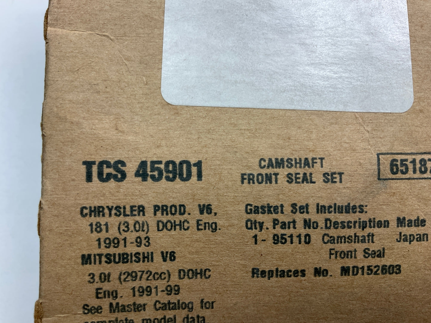 (2) Fel-pro TCS45901 Engine Front Cam Camshaft Seals