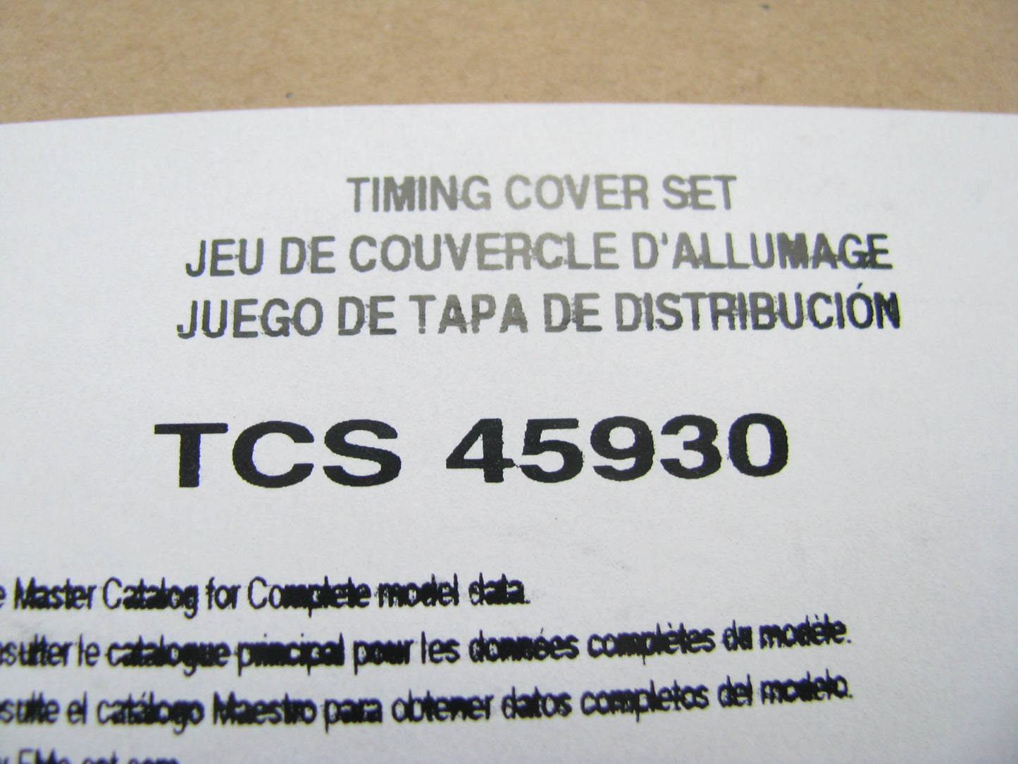 Fel-Pro TCS45930 Timing Cover Gasket Set 66-89 Buick Pontiac 196 231 225 300 340
