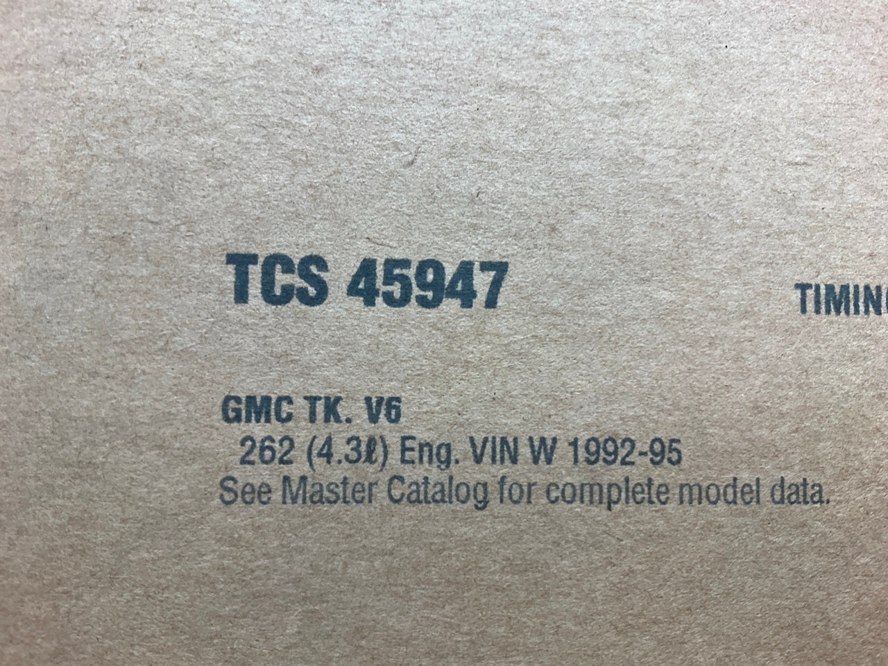 Fel-Pro TCS45947 Engine Timing Cover Gasket Set 1992-95 Chevrolet GMC 4.3L V6