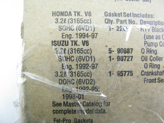 Fel-Pro TCS45983 FRONT Engine Crankshaft Seal Kit 1992-04 Isuzu 3.2L 3.5L V6