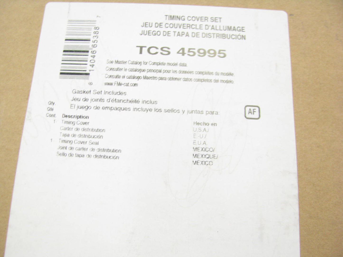 Fel-pro TCS45995 Timing Cover Gasket Set