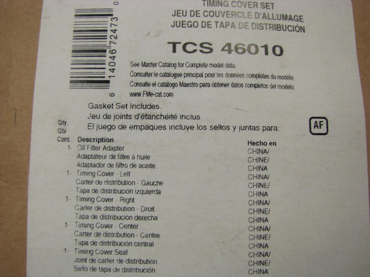 Fel-pro TCS46010 Timing Cover Gasket For 1999-2002 Navigator 2002 Blackwood 5.4L