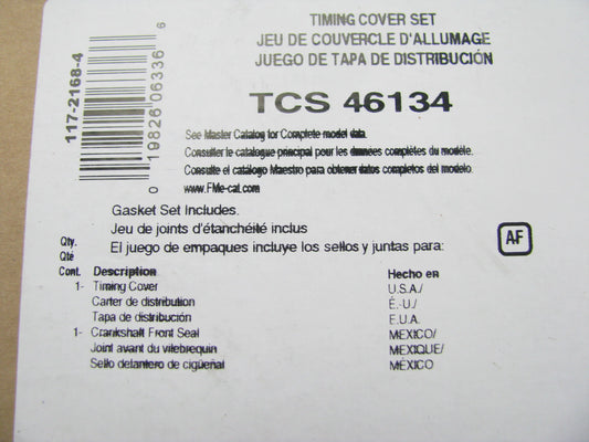 Fel-Pro TCS46134 Engine Timing Cover Gasket Set For 2007-2008 Jeep 3.3L 3.8L
