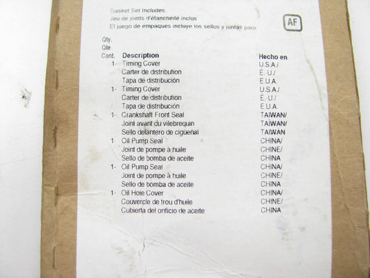 Fel-pro TCS46168 Front Engine Crankshaft Seal Kit 2009-16 Toyota Scion 2.5L