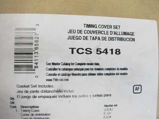 Fel-pro TCS5418 Engine Timing Cover Gasket Set For 124 140 Diesel Tractor
