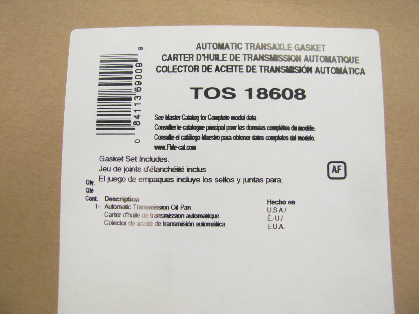 Fel-Pro TOS18608 Automatic Transmission Oil Pan Gasket