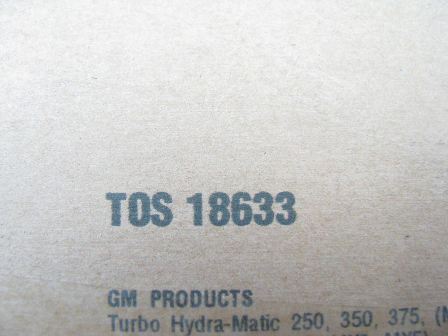 GM TH250 TH250C TH350 TH350C Auto Transmission Oil Pan Gasket Fel-pro TOS18633