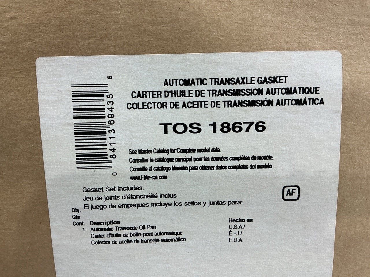 Fel-pro TOS18676 Automatic Transmission Oil Pan Gasket - 4 Speed
