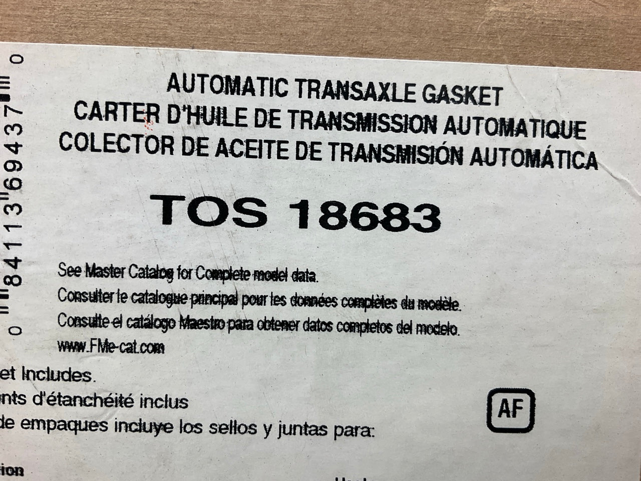 FEL-PRO TOS18683 Auto Trans Oil Pan Gasket 4Spd Jatco RL4R01A RE4R01A - 20-Bolts