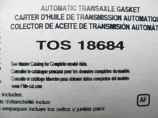 Fel-pro TOS18684 Automatic Transmission Oil Pan Gasket For 87-09 Subaru 4 Speed