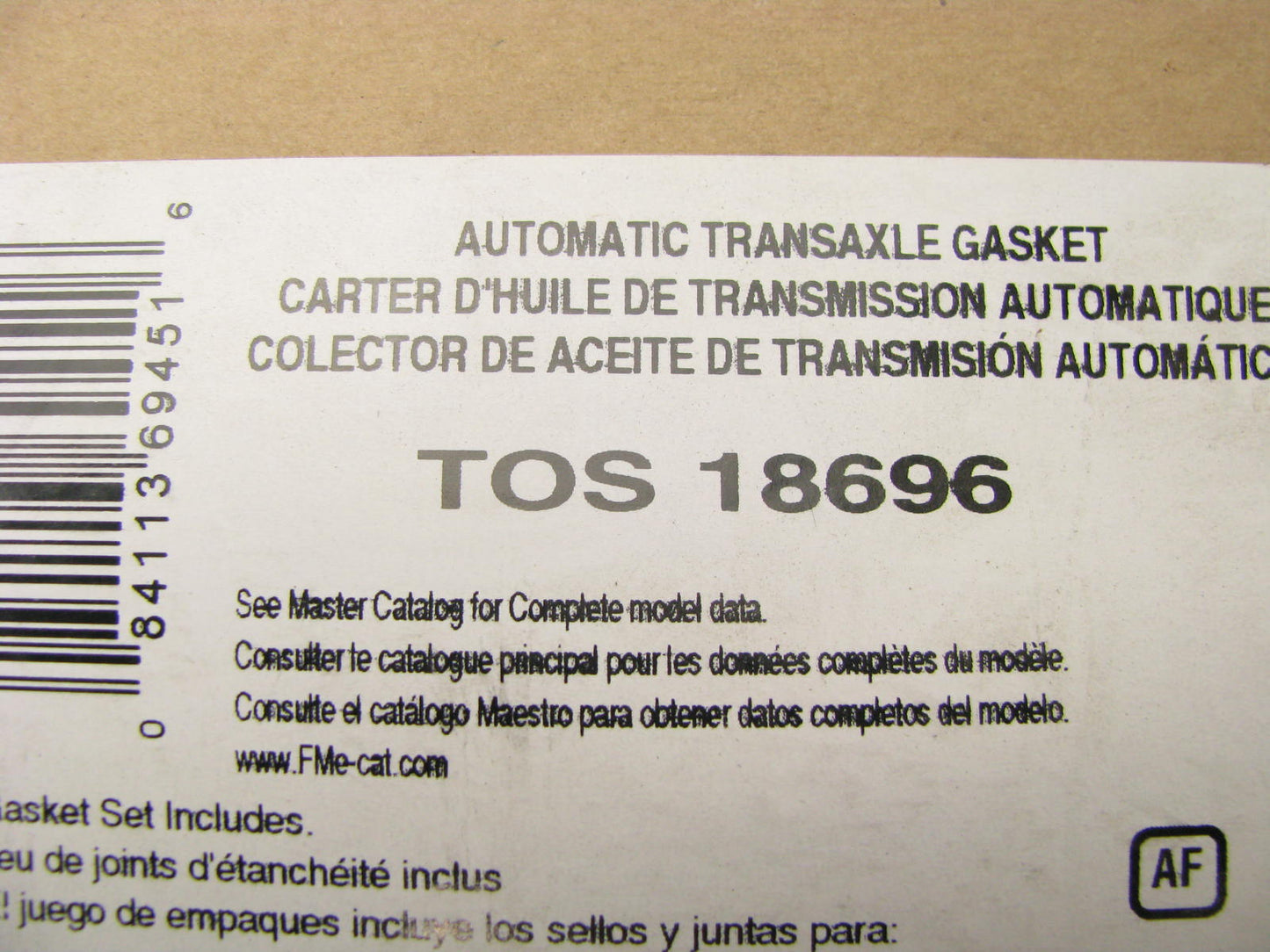 Fel-pro TOS18696 Automatic Transmission Oil Pan Gasket For 40F 40L 40H 42F