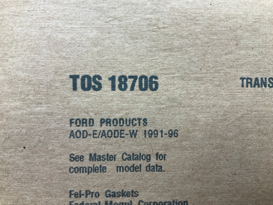 Fel-Pro TOS18706 Auto Trans Oil Pan Gasket - Ford AOD-E, AOD-EW, 4R70W 4-Speed