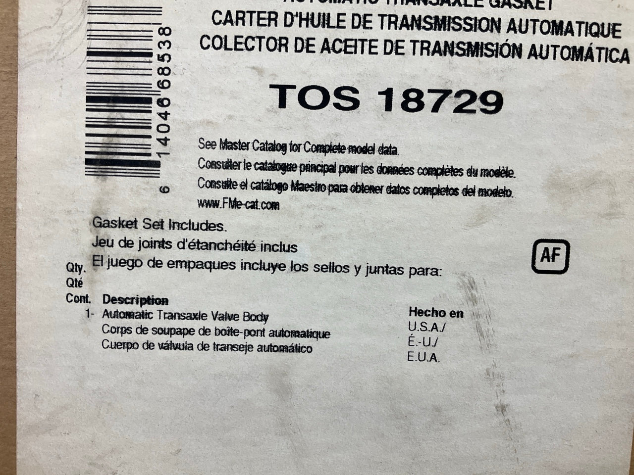 Fel-Pro TOS18729 Auto Trans Oil Pan Gasket - Ford CD4E Tranny 4 Speed 14-BOLT