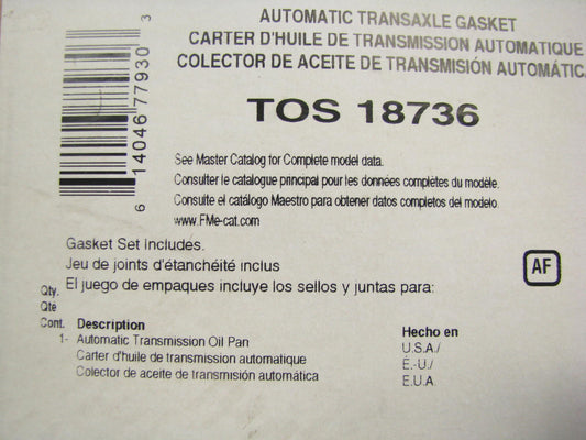 FEL-PRO TOS18736 Auto Trans Oil Pan Gasket - Aisin 30-43LF 70-50LE 70-50LF