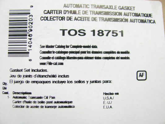 Fel-Pro TOS18751 Auto Trans Side Cover Gasket - Ford CD4E, LA4A-EL 4-Speed