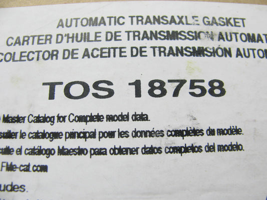 Fel-Pro TOS18758 Auto Trans Oil Pan Gasket Aisin 80-40LE, Aisin 81-40LE 4 Speed