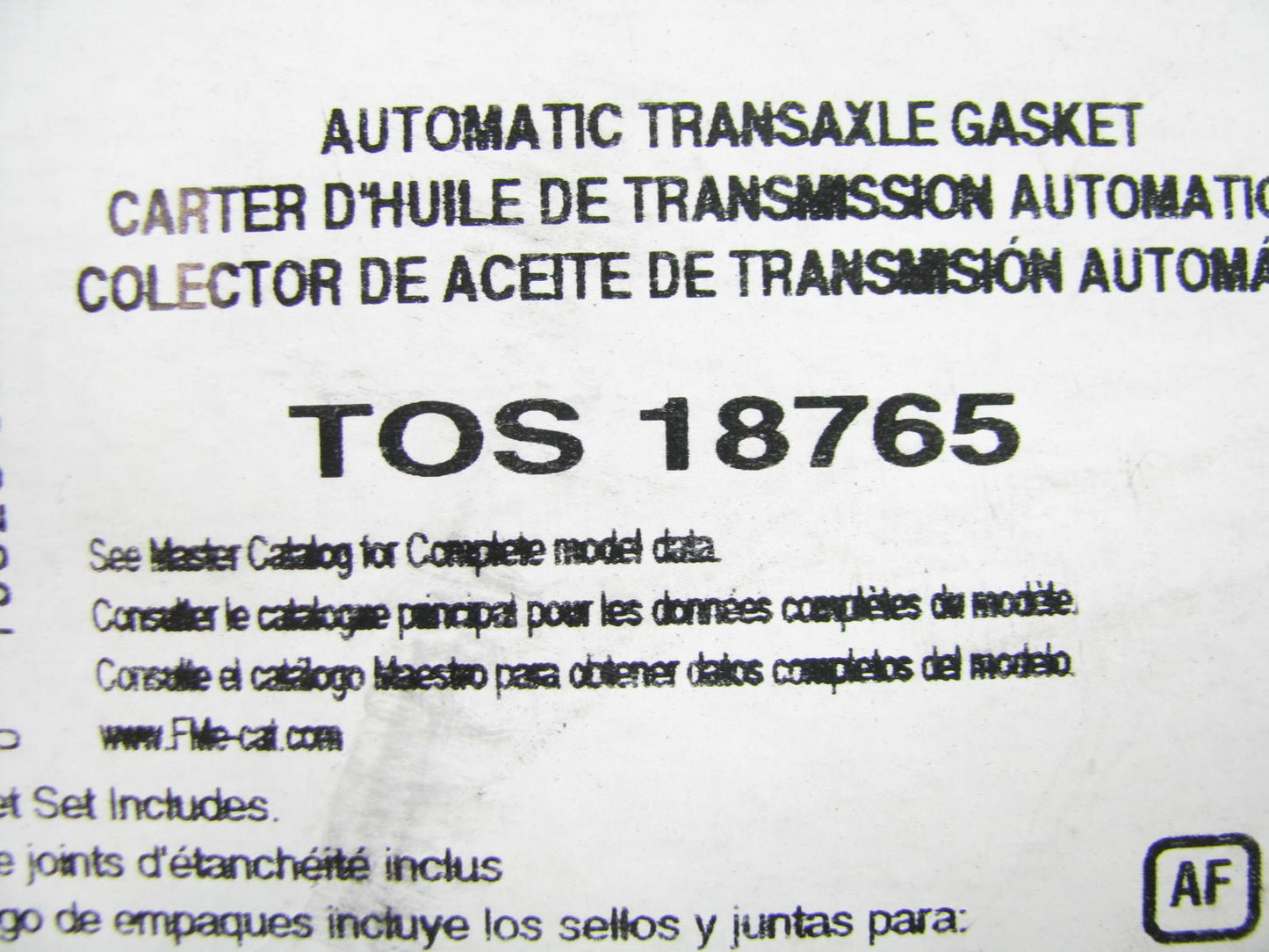 Fel-pro TOS18765 Automatic Transmission Oil Pan Gasket For TF-60SN