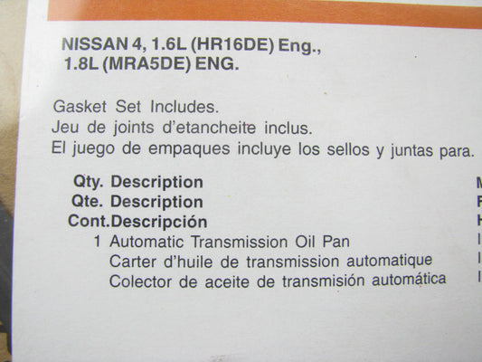 Fel-pro TOS18780 Auto Trans Oil Pan Gasket For 2013-2019 Nissan 1.6L 1.8L