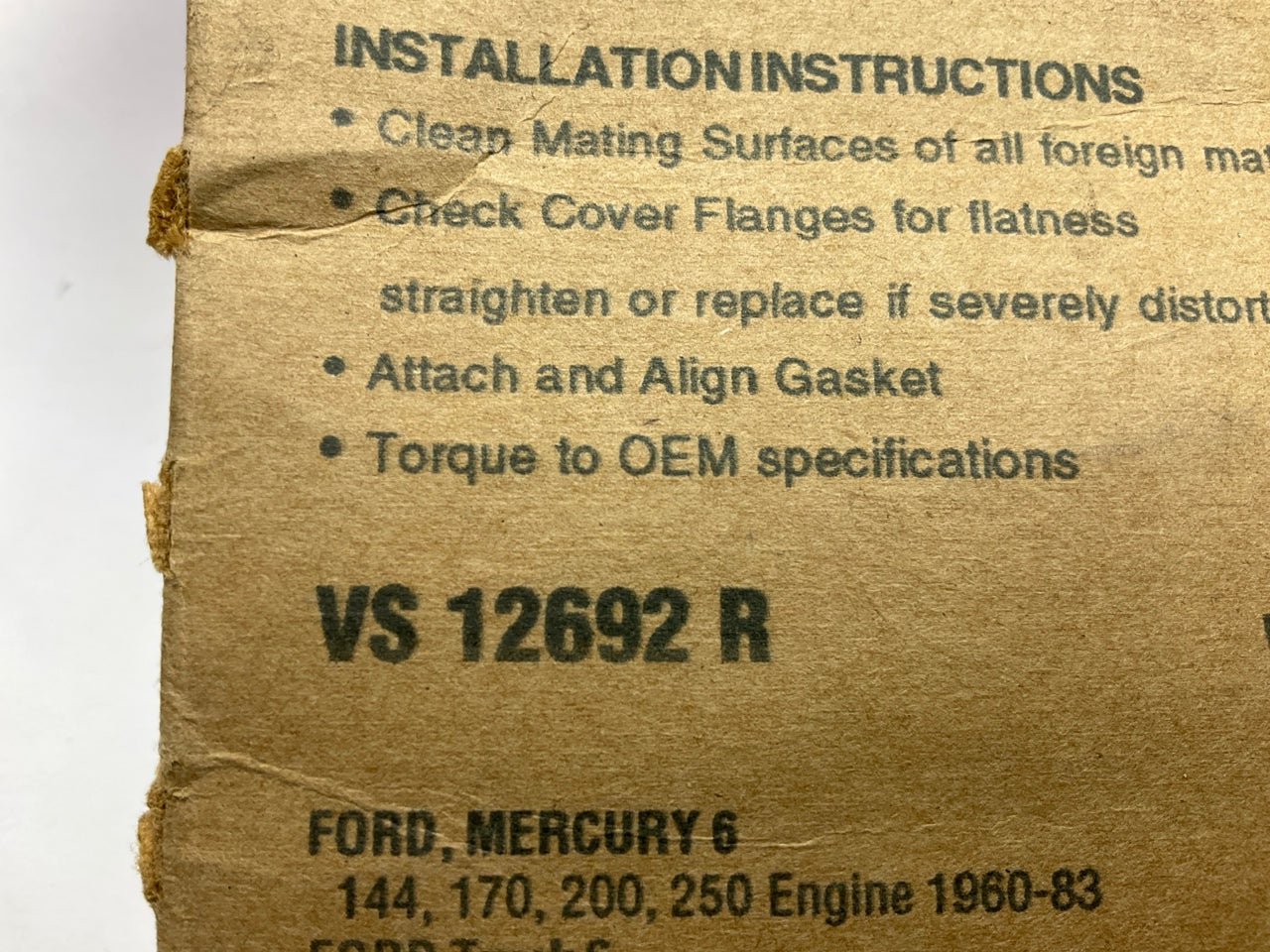 Fel-Pro VS12692R Valve Cover Gasket