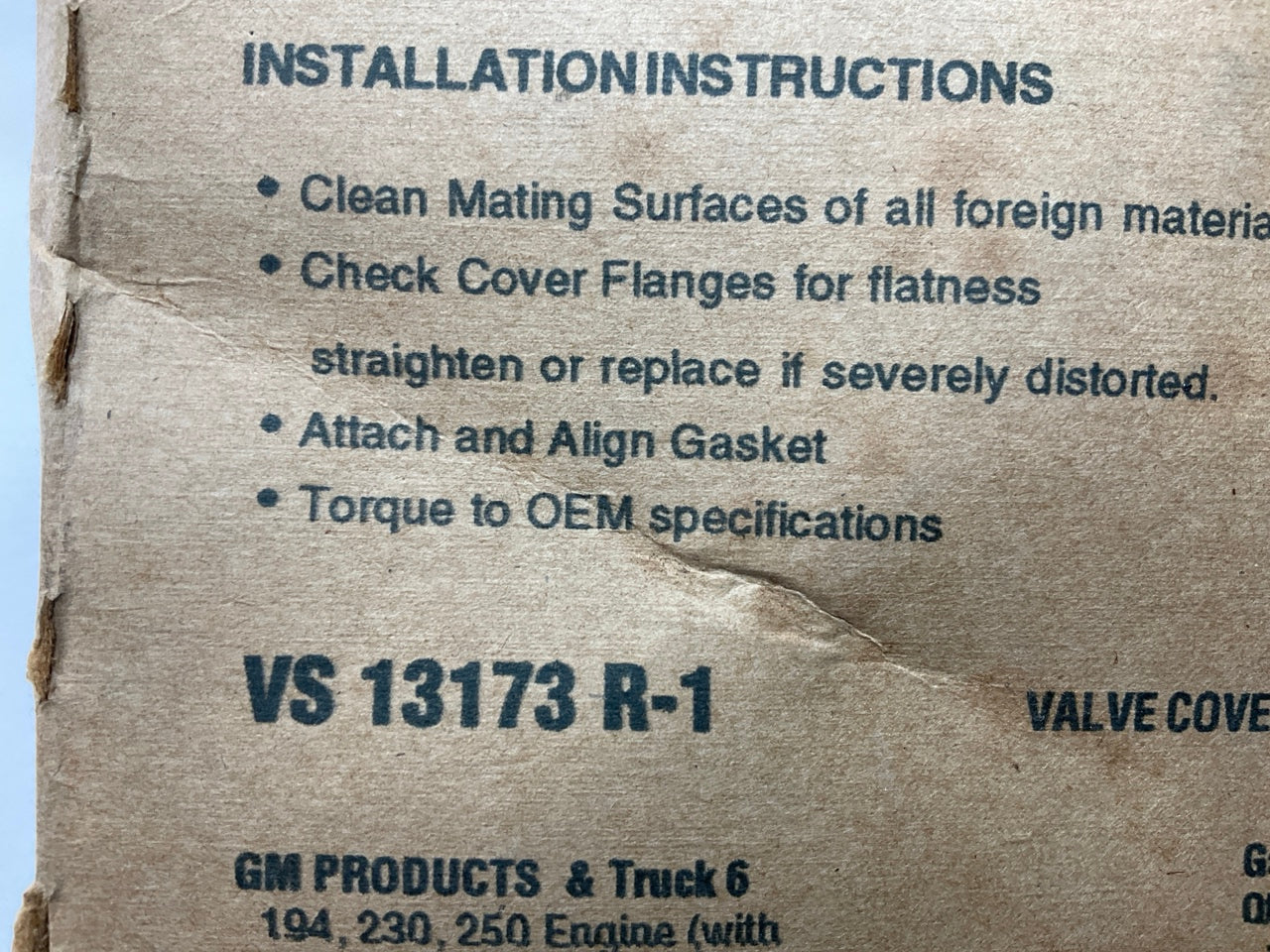 Fel-Pro VS13173R-1 Valve Cover Gasket